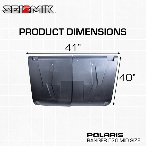 Polaris Ranger 570/EV/ETX Composite Roof by Seizmik 81-20102